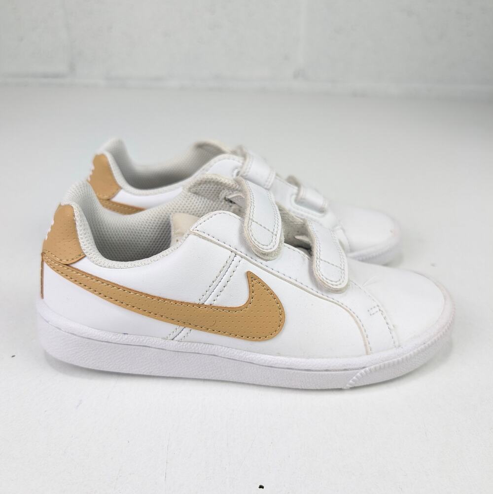 Nike Court Legacy Youth 1.5 Sneakers - White/Gold